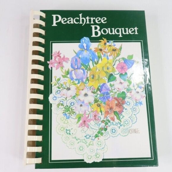 Junior League of Dekalb Cookbook Peachtree Bouquet IL Midwest Recipes - Picture 1 of 3